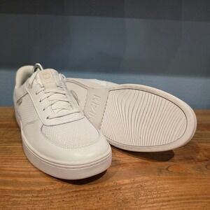 Kizik Mens Oslo Hands-Free Sneaker White Recycled Knit MREDWT01-1D Size 10